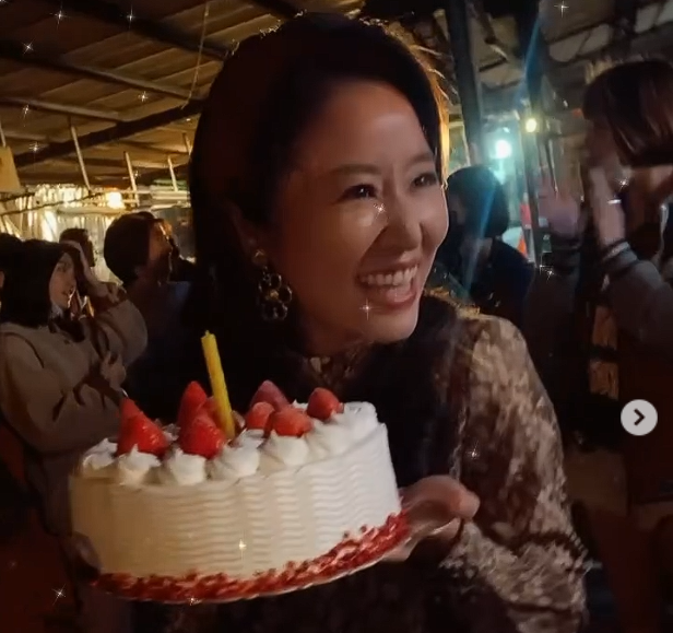 楊謹華為林心如生日送上祝福。(圖/翻攝楊謹華IG)